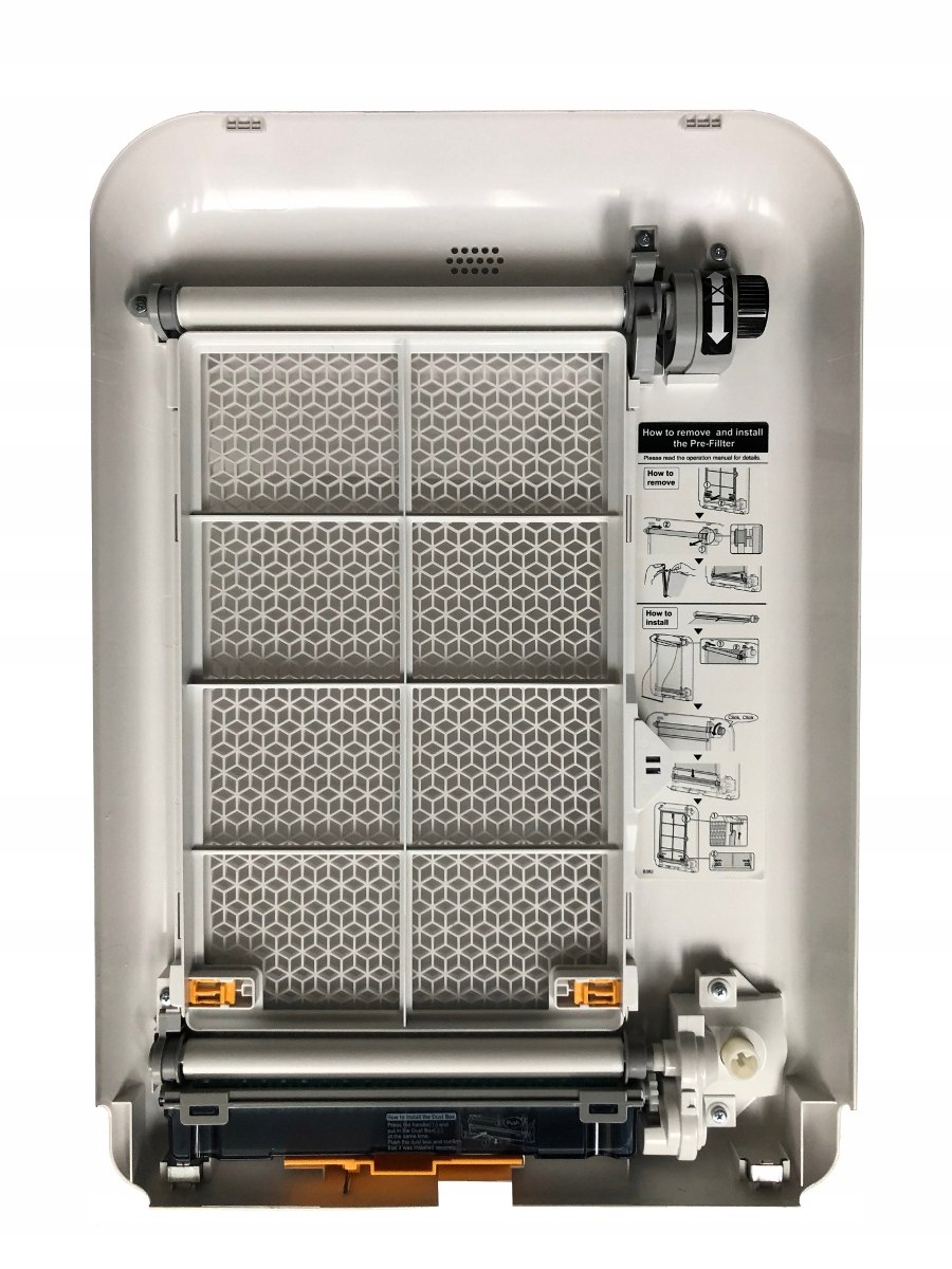 Oczyszczacz powietrza Sharp KI-G75EU-W + nawilżacz Maksymalna wydajność 450 m³/h